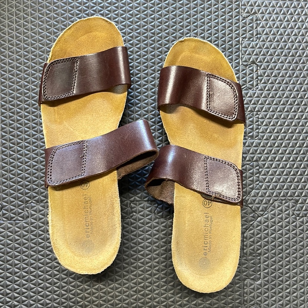 Eric Michael cork soled sandal